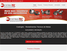 Tablet Screenshot of coatingtec.com.br